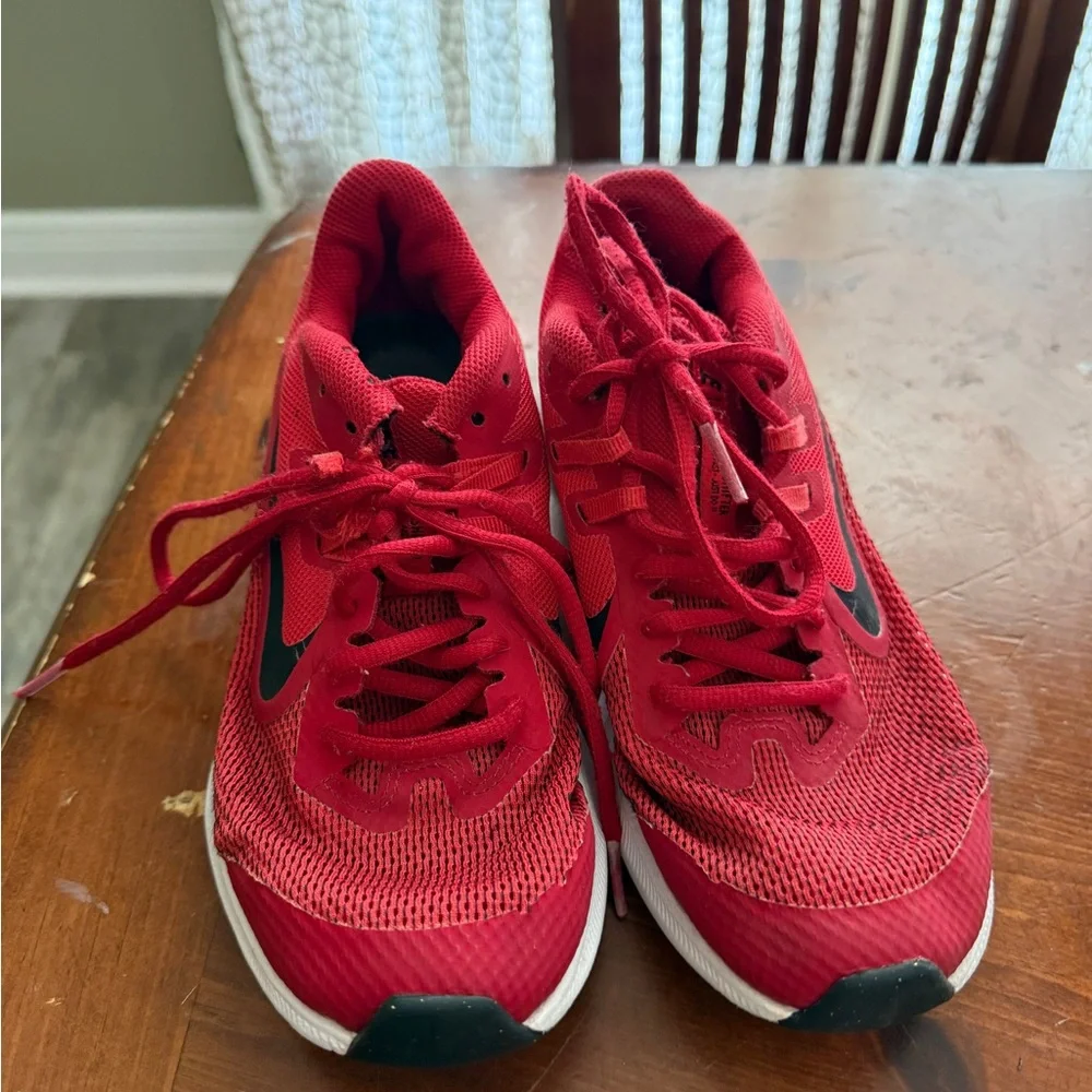 Boys Nike Red Running Shoes